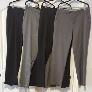 Stylish Black and Gray Dress Pants
